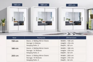 Venice Sliding Mirror Wardrobe Exclusive Luxury UK Design