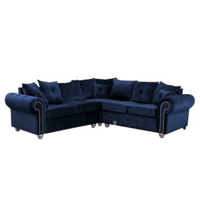 Ashwin Velvet Sofa | Large velvet sofas UK Dark Grey