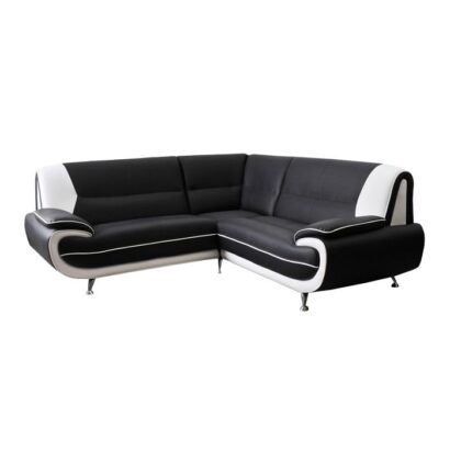 Carol Corner Sofa - 3+2 White / Grey