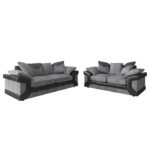 Dino Corner Sofa Black / Grey