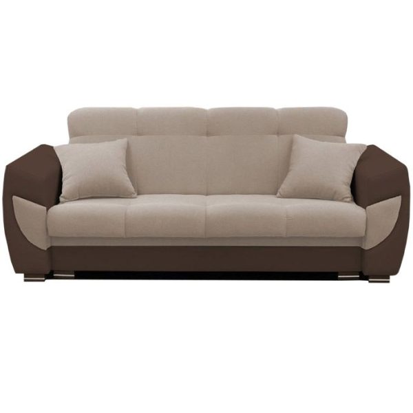 Blanca 2 Seater Sofa Bed Brown