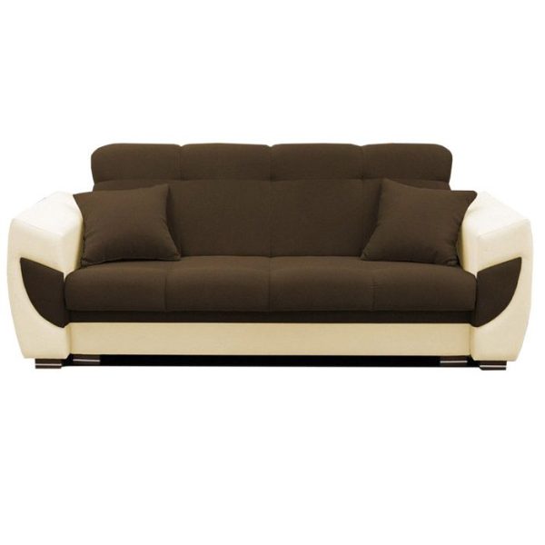 Blanca 2 Seater Sofa Bed Capacino