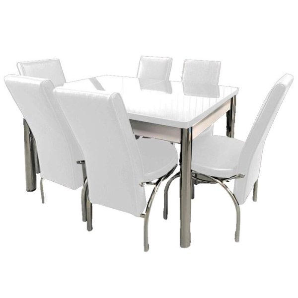 Plain Dining Table White