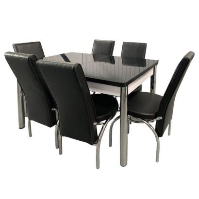 Plain Dining Table Black