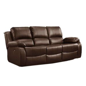 Chicago recliner 3 seater Sofa Brown