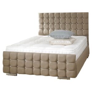 Cube Bed White / Grey