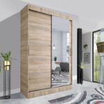 High Quality Lyon Wardrobe Side Mirror 180cm Oak sale in UK