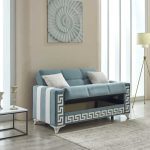 2 Seater Verona Sofa Bed Blue