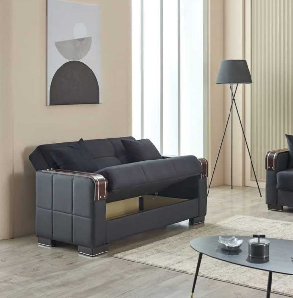 2 Seater arte sofa bed Black 2