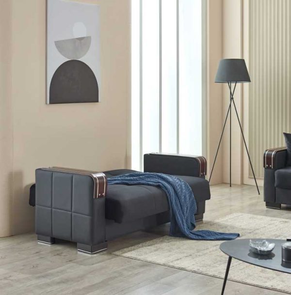 2 Seater arte sofa bed Black