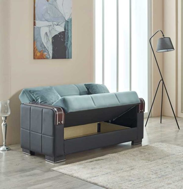 2 Seater arte sofa bed Blue