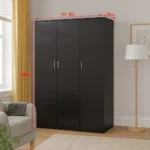 3 Door Wooden Wardrobe – Premium, Durable & UK Made