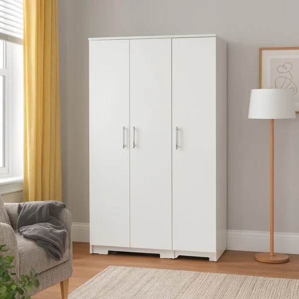 3 Door Wooden Wardrobe – Premium, Durable & UK Made