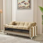 3 Seater Verona Sofa Bed Beige