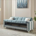 3 Seater Verona Sofa Bed Blue