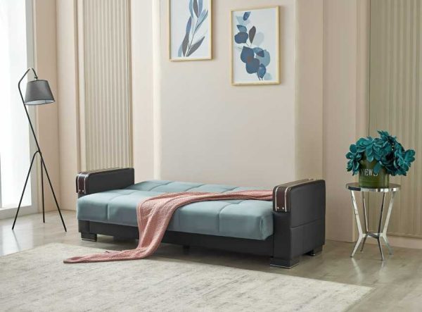 3 Seater arte sofa bed Blue