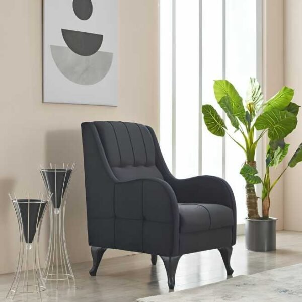 Armchair Sofa Bed Black - UK Made