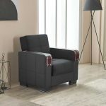 Armchair arte sofa bed Black