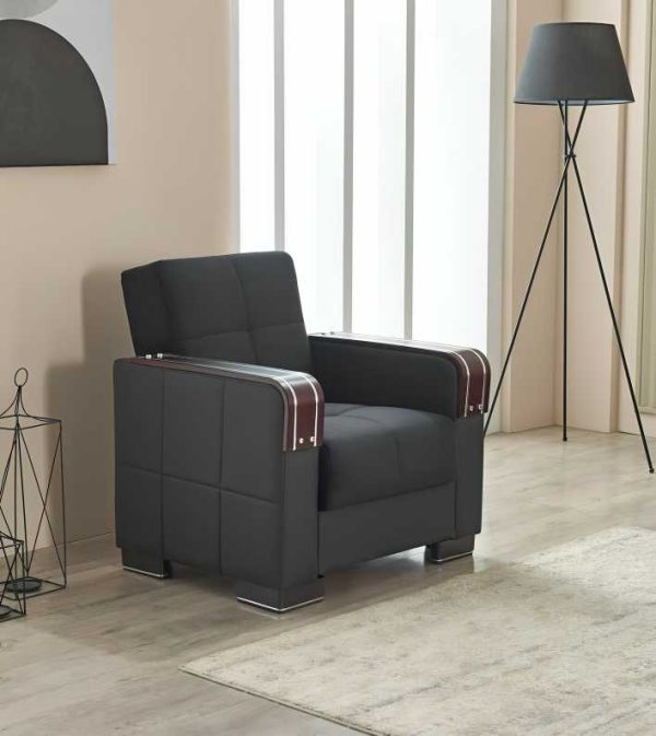 Armchair arte sofa bed Black 2