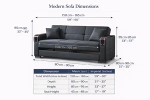 Esila Black Leather Sofa Bed Superior UK-Made Comfort