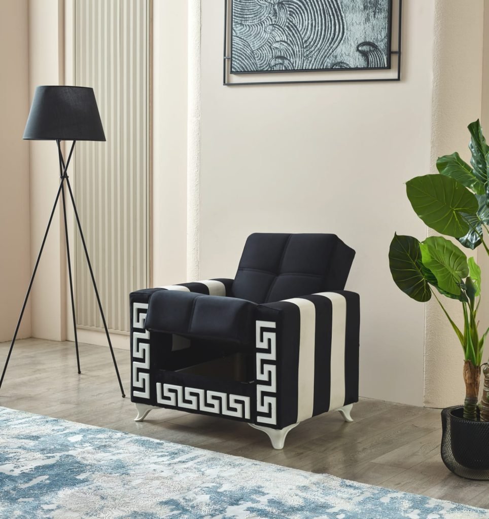 Armchair Verona Sofa Bed Black - UK