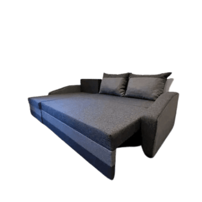 Berlin Sofa Bed Black and dark grey convert into bed By climax Furniture