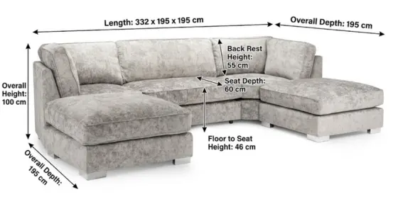 Bishop U-Shape Sofa - climax-furniture