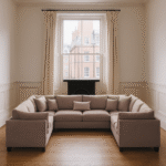Isabelle Fabric U-Shape Sofa – Luxurious UK-Made