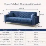 Melissa Sofa Bed Ultimate Stylish & Functional UK-Made
