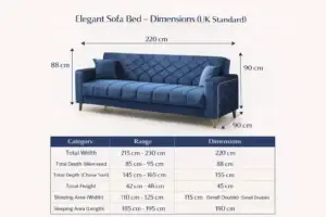 Melissa Sofa Bed Ultimate Stylish & Functional UK-Made