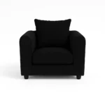 Modular 1 Seater Armchair sofa in Black