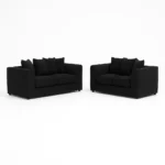 Modular 3+2 Seater sofa in Black color