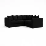 Modular Corner sofa in Black color