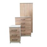 2 Door Wardrobe with Drawer Set - best furniture store in uk