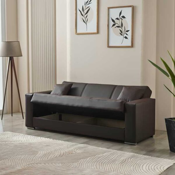 Futuro Faux Leather Sofa Bed