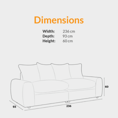 hatay two seater sofa