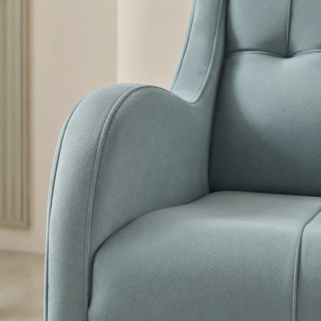 armchair closeup
