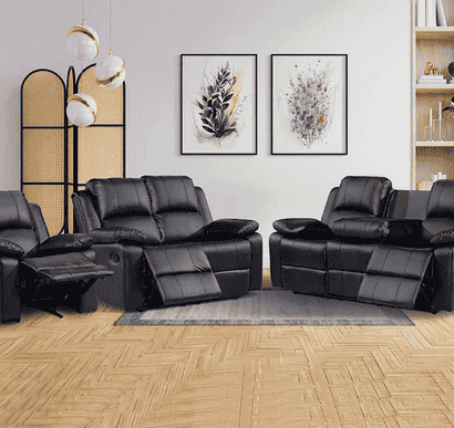 3-Leather-Sofa-Set-Recliner-Sofa-Package-in-Grey-With-Drop-Down-Table-Cup-Holders-Trento-Photoroom