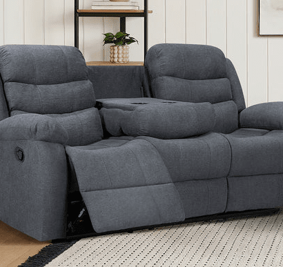 Fabric Recliner Sofa-Sorrento