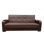 Brown Leather Sofa Bed