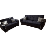 Black Tual 3 Sofabed
