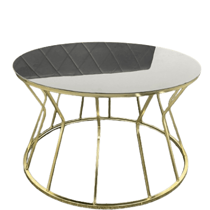 Coffee Table with Steel and Marble