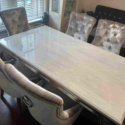 Cream Louis Marble Table (2)