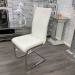Grey and White Dining Chairs