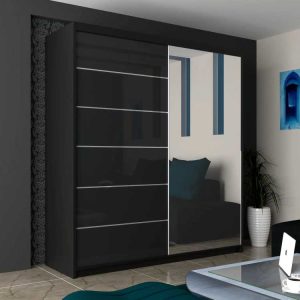 INFINITY 150cm HIGH GLOSS WARDROBE