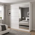 Infinity 180cm Sliding Mirror Wardrobe