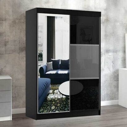 Manhattan-High-Gloss-Sliding-Mirror-Wardrobe-150cm-Black.j