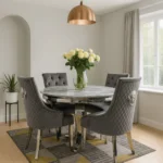 Ariana Round Legs Table UK – Elegant & Timeless