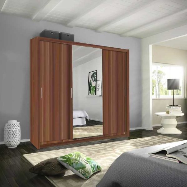 Miami walnut wardrobe