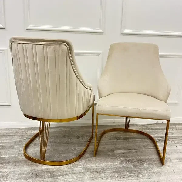 Velvet Gold Chair